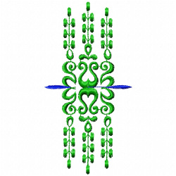 Flowers And Tree Embroidery Design 7